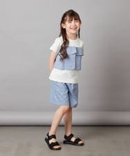 KG6GV22034 a.v.v KIDS(アー・ヴェ・ヴェ) [KIDS]リボン付きスポーツサンダル[WEB限定サイズ] ブラック