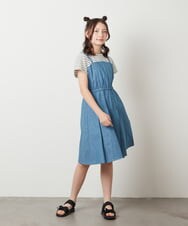 KG6GV22034 a.v.v KIDS(アー・ヴェ・ヴェ) [KIDS]リボン付きスポーツサンダル[WEB限定サイズ] ブラック