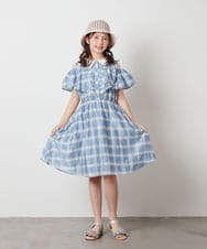 KG6GV31039 a.v.v KIDS(アー・ヴェ・ヴェ) [KIDS]フリルフラットサンダル[WEB限定サイズ] ライトブルー