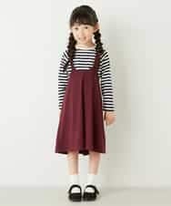 KG6JD03039 a.v.v KIDS(アー・ヴェ・ヴェ) [KIDS]スカラップバレエシューズ[WEB限定サイズ] ブラック