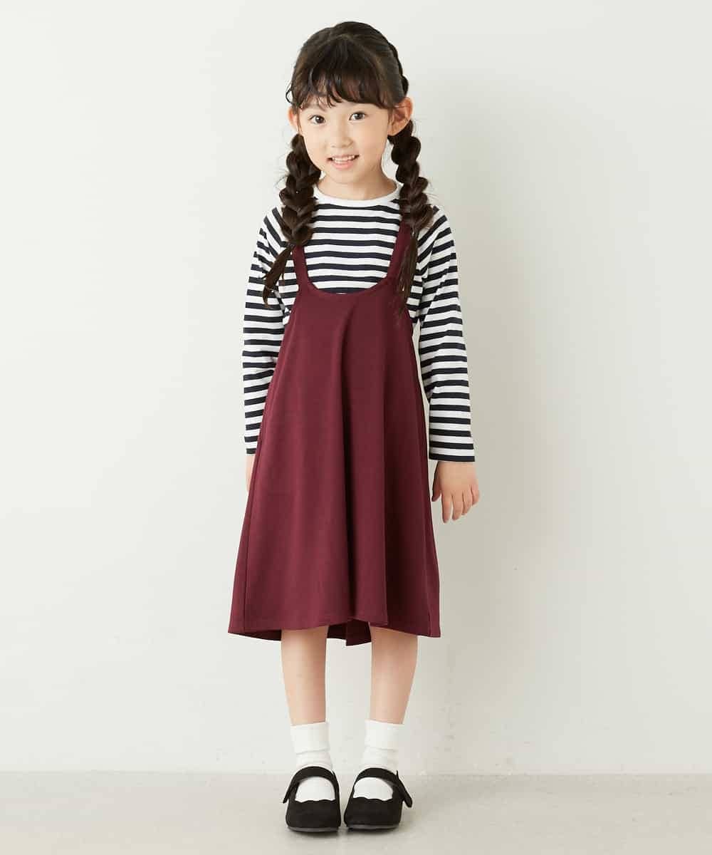 KG6JD03039 a.v.v KIDS(アー・ヴェ・ヴェ) [KIDS]スカラップバレエシューズ[WEB限定サイズ] ブラック