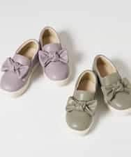 KG6KM03034 a.v.v KIDS(アー・ヴェ・ヴェ) [KIDS]リボンスニーカー[WEB限定サイズ] ラベンダー