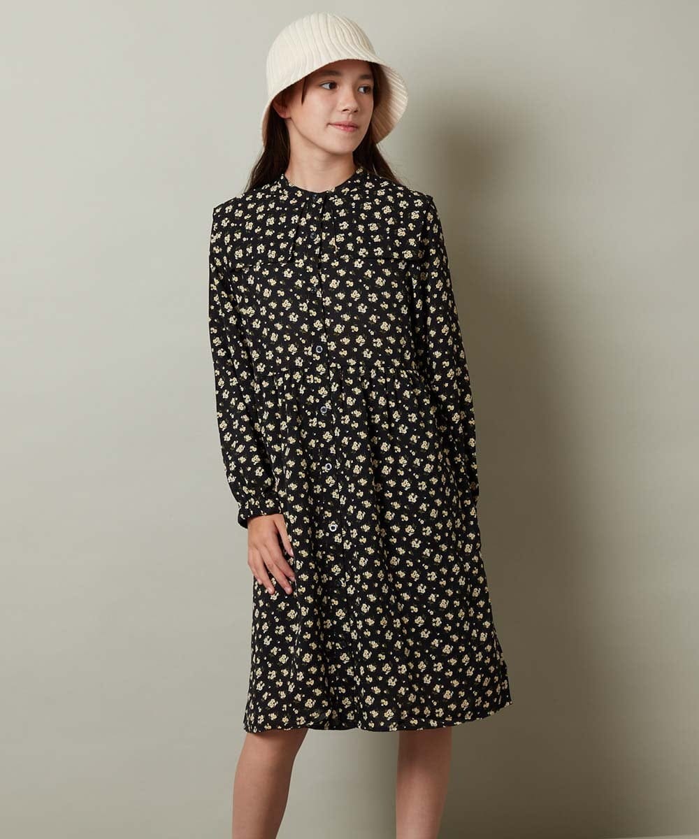 KG7AV10029 a.v.v KIDS(アー・ヴェ・ヴェ) [KIDS]リブニットバケットハット ブラック