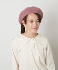 KG7AV21029 a.v.v KIDS(アー・ヴェ・ヴェ) [KIDS]シャギーべレー帽 ピンク