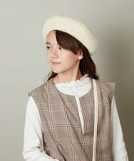 KG7AV21029 a.v.v KIDS(アー・ヴェ・ヴェ) [KIDS]シャギーべレー帽 ピンク