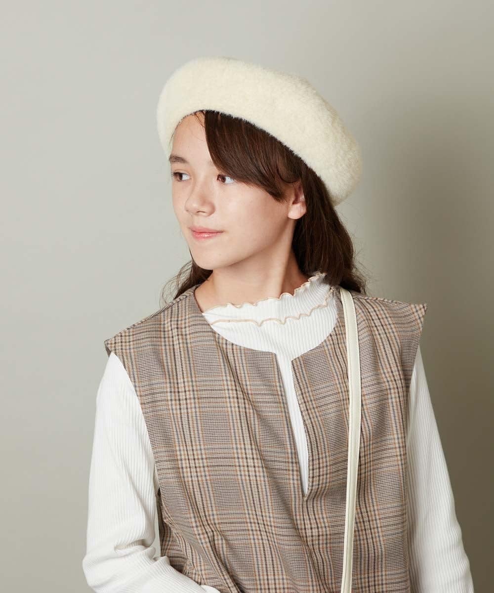 KG7AV21029 a.v.v KIDS(アー・ヴェ・ヴェ) [KIDS]シャギーべレー帽 ピンク