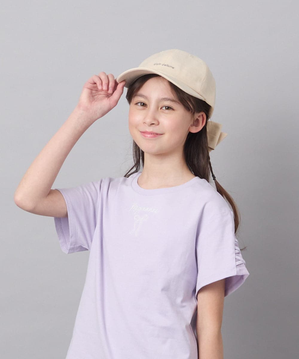 KG7GA01029 a.v.v KIDS(アー・ヴェ・ヴェ) [KIDS]バックリボンキャップ ライトブルー