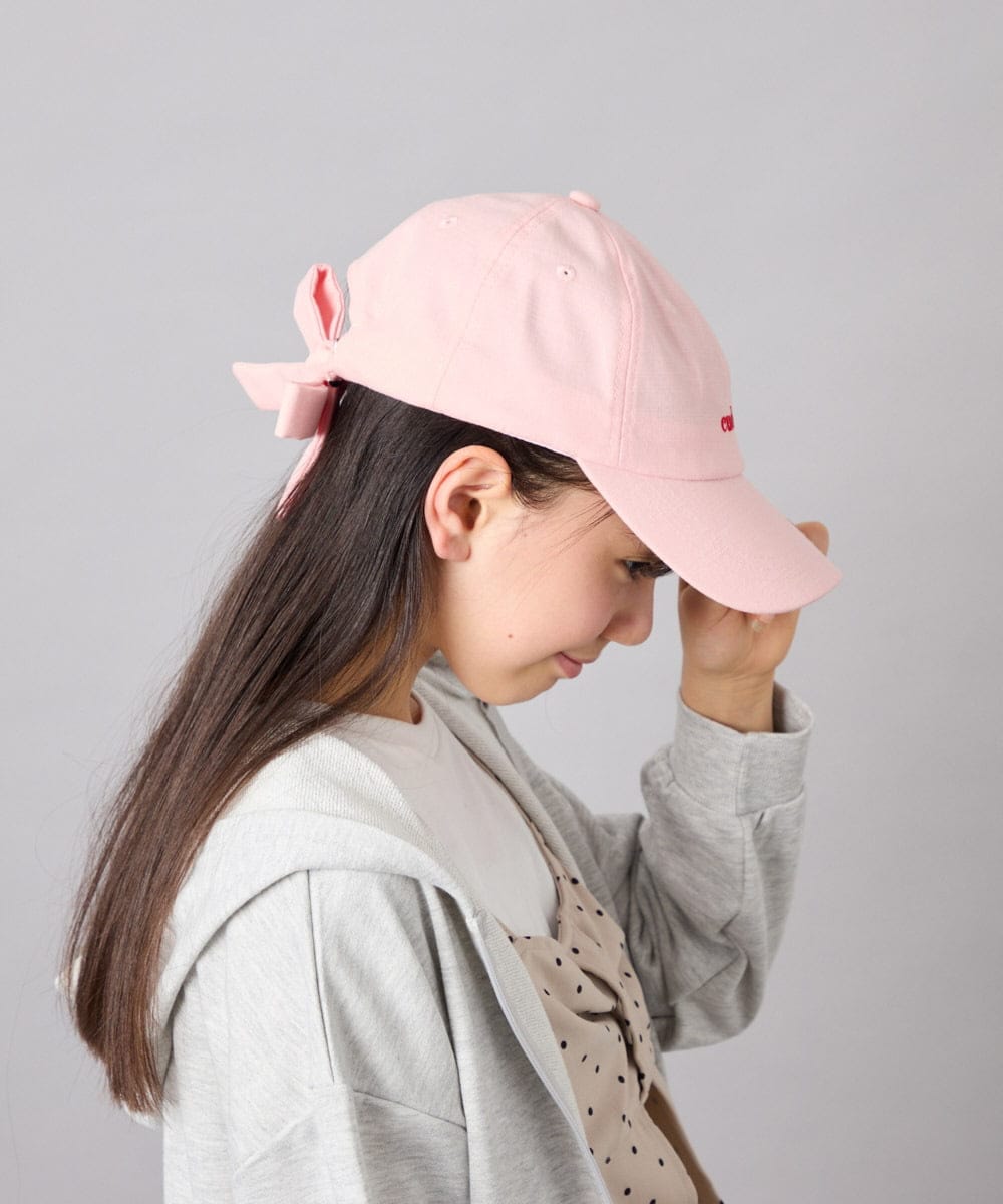 KG7GD10029 a.v.v KIDS(アー・ヴェ・ヴェ) [KIDS]バックリボンキャップ ピンク