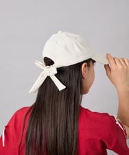 KG7GD10029 a.v.v KIDS(アー・ヴェ・ヴェ) [KIDS]バックリボンキャップ アイボリー