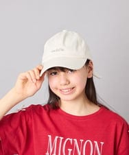 KG7GD10029 a.v.v KIDS(アー・ヴェ・ヴェ) [KIDS]バックリボンキャップ アイボリー