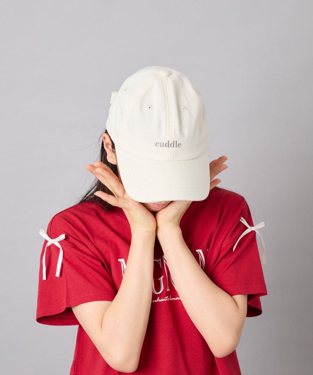 KG7GD10029 a.v.v KIDS(アー・ヴェ・ヴェ) [KIDS]バックリボンキャップ アイボリー