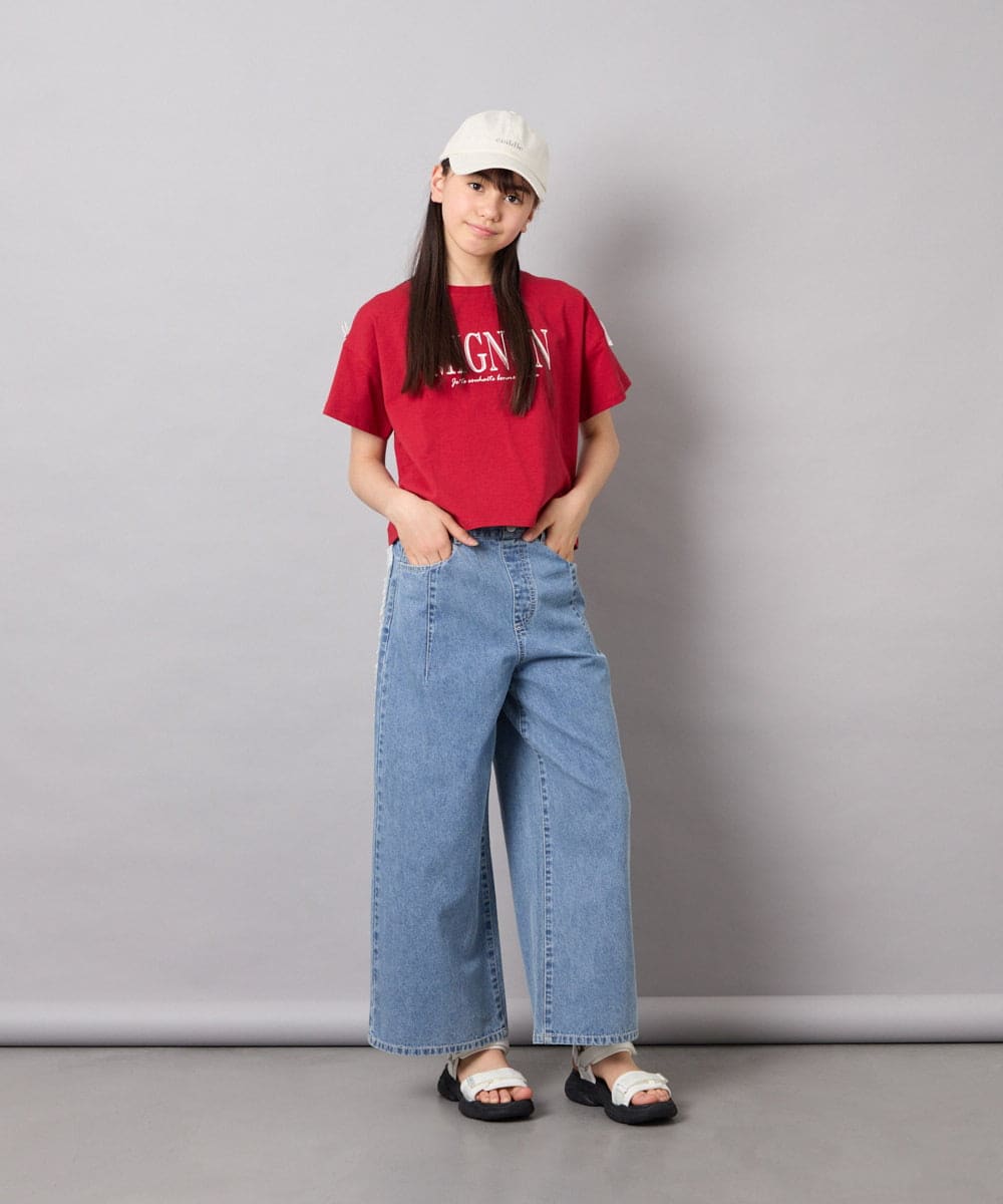 KG7GD10029 a.v.v KIDS(アー・ヴェ・ヴェ) [KIDS]バックリボンキャップ アイボリー