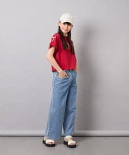 KG7GD10029 a.v.v KIDS(アー・ヴェ・ヴェ) [KIDS]バックリボンキャップ アイボリー