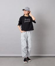 KG7GD11029 a.v.v KIDS(アー・ヴェ・ヴェ) [KIDS]ギンガムチェックキャップ ブラック