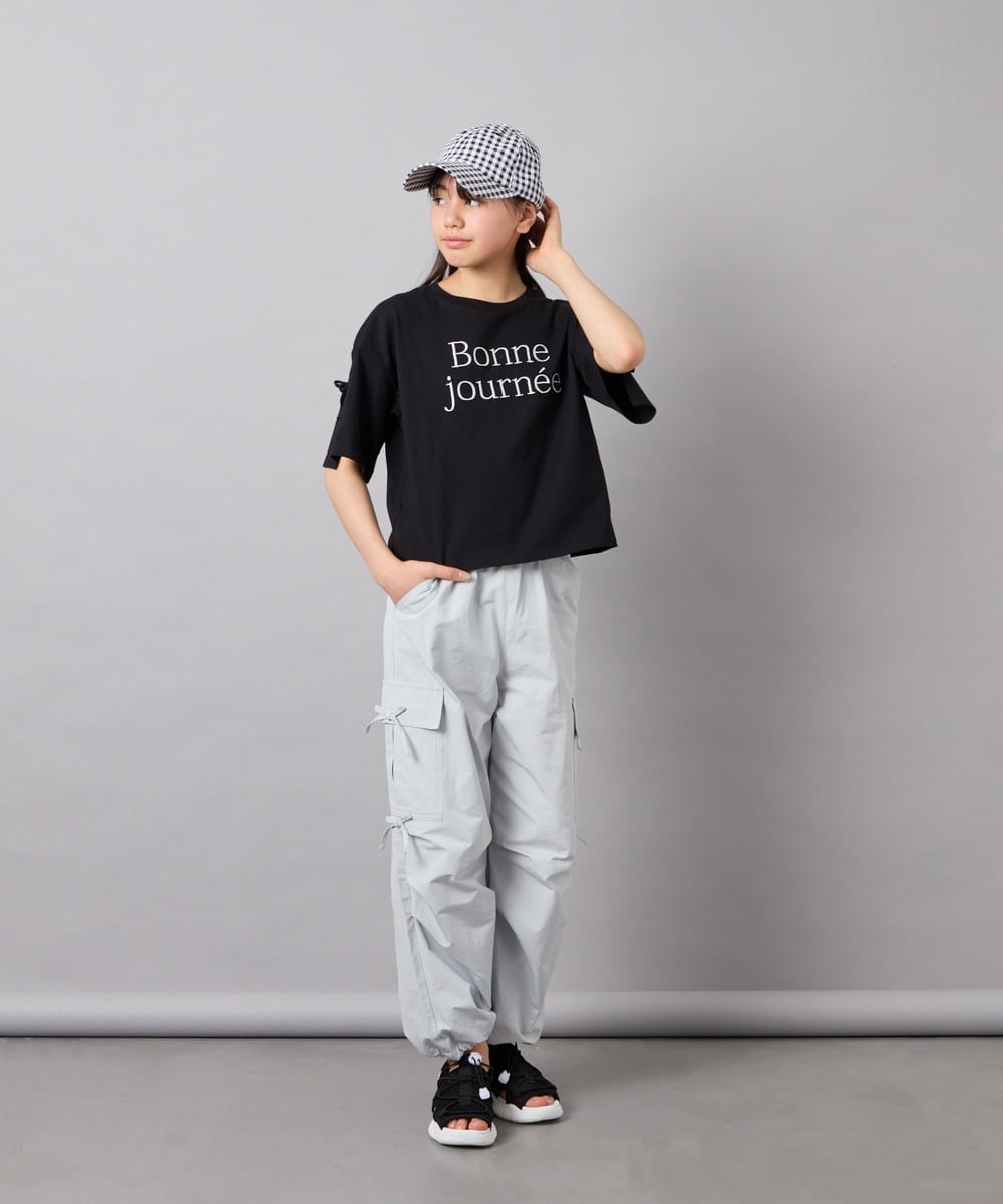 KG7GD11029 a.v.v KIDS(アー・ヴェ・ヴェ) [KIDS]ギンガムチェックキャップ ブラック