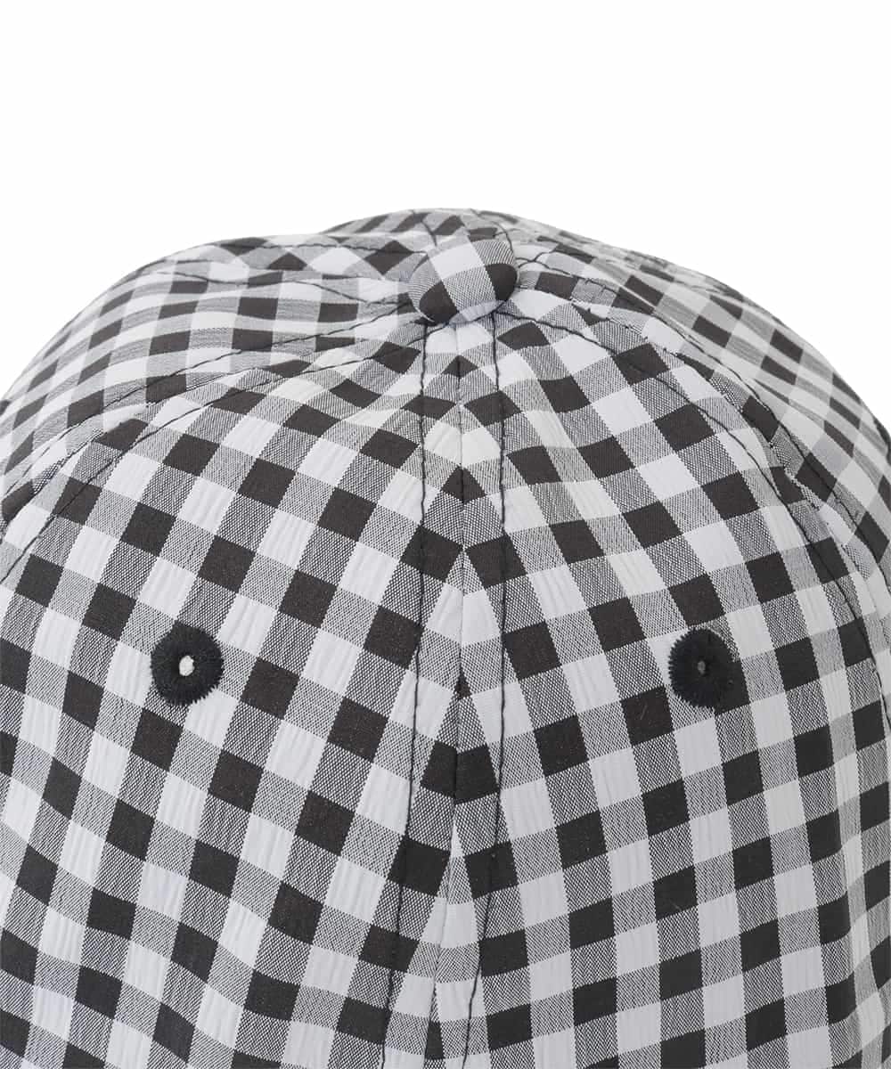 KG7GD11029 a.v.v KIDS(アー・ヴェ・ヴェ) [KIDS]ギンガムチェックキャップ ブラック