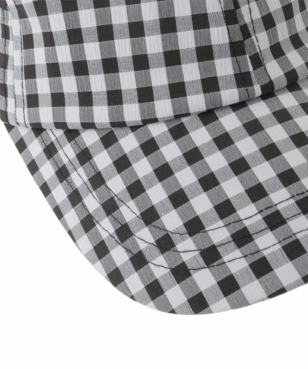 KG7GD11029 a.v.v KIDS(アー・ヴェ・ヴェ) [KIDS]ギンガムチェックキャップ ブラック