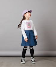 KG7GV20029 a.v.v KIDS(アー・ヴェ・ヴェ) [KIDS]ロゴキャップ ラベンダー