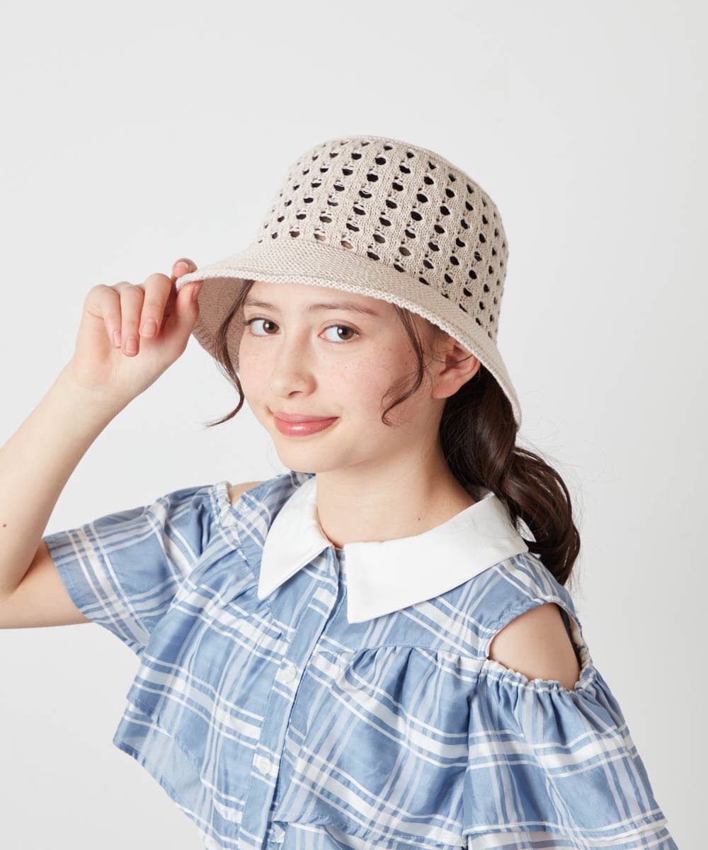 KG7GV30039 a.v.v KIDS(アー・ヴェ・ヴェ) [KIDS]サーモハット ベージュ