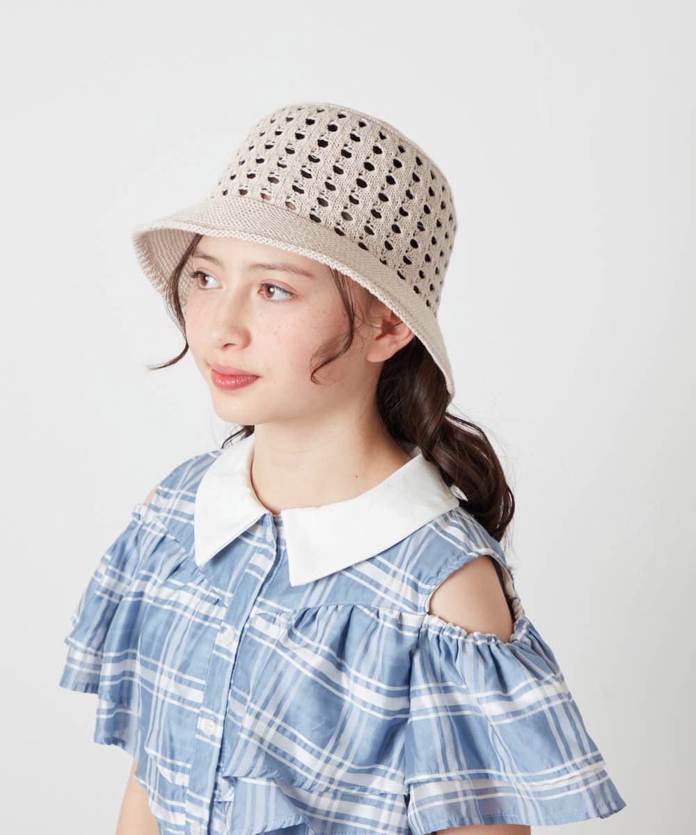 KG7GV30039 a.v.v KIDS(アー・ヴェ・ヴェ) [KIDS]サーモハット ベージュ