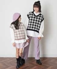 KG7KM02024 a.v.v KIDS(アー・ヴェ・ヴェ) [KIDS]シャギーベレー ピンク