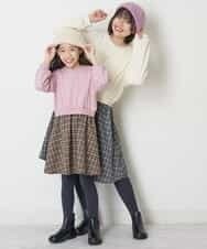 KG7KM02024 a.v.v KIDS(アー・ヴェ・ヴェ) [KIDS]シャギーベレー ピンク