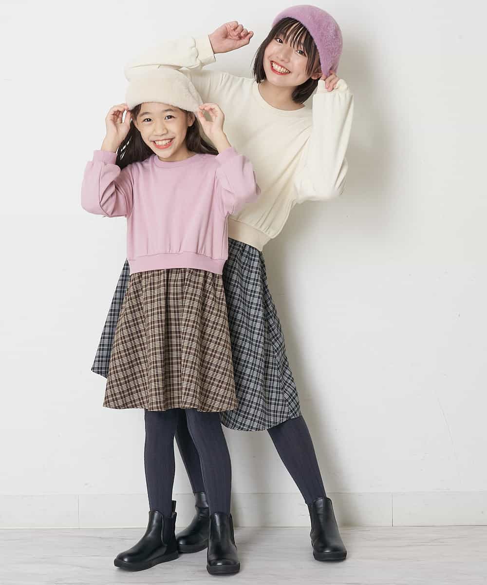 KG7KM02024 a.v.v KIDS(アー・ヴェ・ヴェ) [KIDS]シャギーベレー ピンク