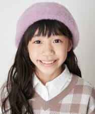 KG7KM02024 a.v.v KIDS(アー・ヴェ・ヴェ) [KIDS]シャギーベレー ピンク