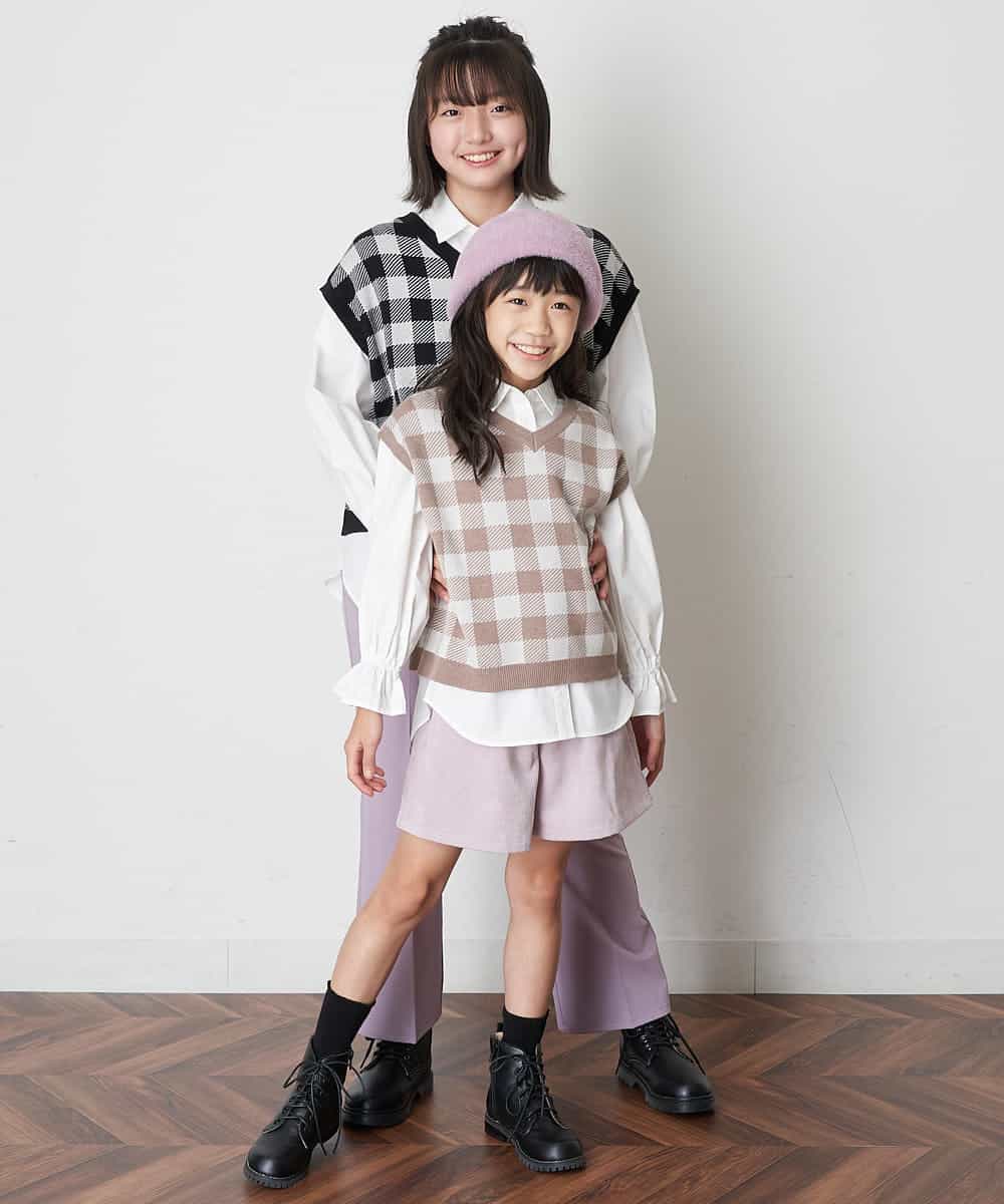 KG7KM02024 a.v.v KIDS(アー・ヴェ・ヴェ) [KIDS]シャギーベレー ピンク