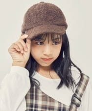 KG7KP01024 a.v.v KIDS(アー・ヴェ・ヴェ) [KIDS]ブークレーキャップ ブラウン