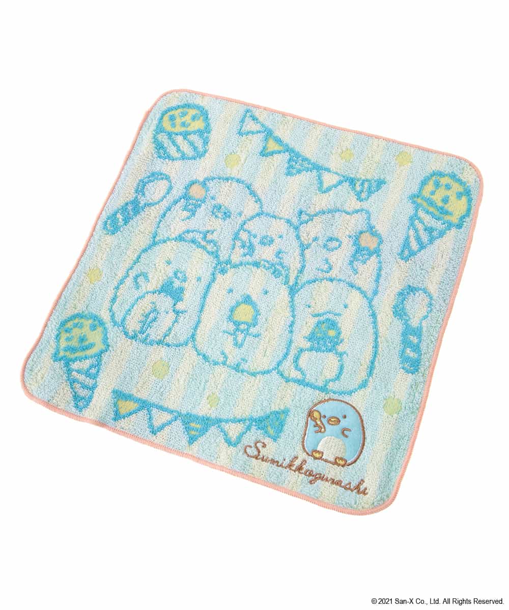 KIDS]【数量限定】すみっコぐらし アイスクリームパーティーミニタオル(ハンカチ・バンダナ) | a.v.v  KIDS(アー・ヴェ・ヴェ)｜イトキンオンラインストア