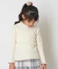 KGHAP11007 a.v.v KIDS(アー・ヴェ・ヴェ) [KIDS]フェイクファーポンポンポニー グレー