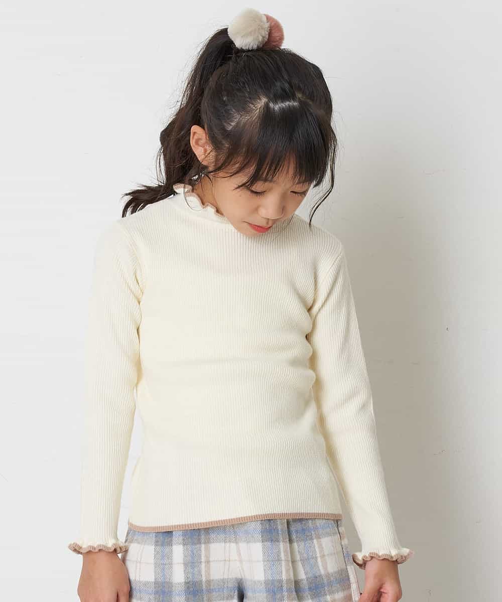KGHAP11007 a.v.v KIDS(アー・ヴェ・ヴェ) [KIDS]フェイクファーポンポンポニー グレー