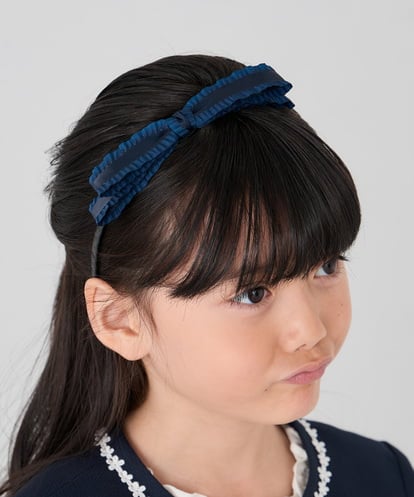 KGHCD30016 a.v.v KIDS [KIDS]グログランフリルリボンカチューシャ