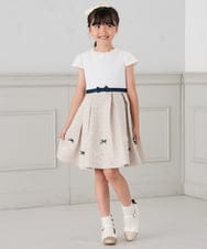 KGHCD30016 a.v.v KIDS(アー・ヴェ・ヴェ) [KIDS]グログランフリルリボンカチューシャ アイボリー