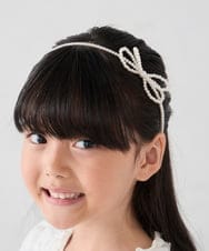 KGHCD31016 a.v.v KIDS(アー・ヴェ・ヴェ) [KIDS]パール調カチューシャ アイボリー