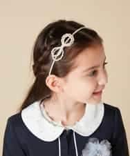 KGHCD31016 a.v.v KIDS(アー・ヴェ・ヴェ) [KIDS]パール調カチューシャ アイボリー