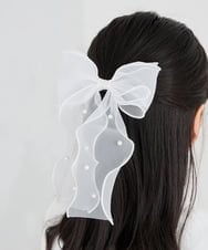 KGHCD33014 a.v.v KIDS(アー・ヴェ・ヴェ) [KIDS]シアーリボンポニー ホワイト