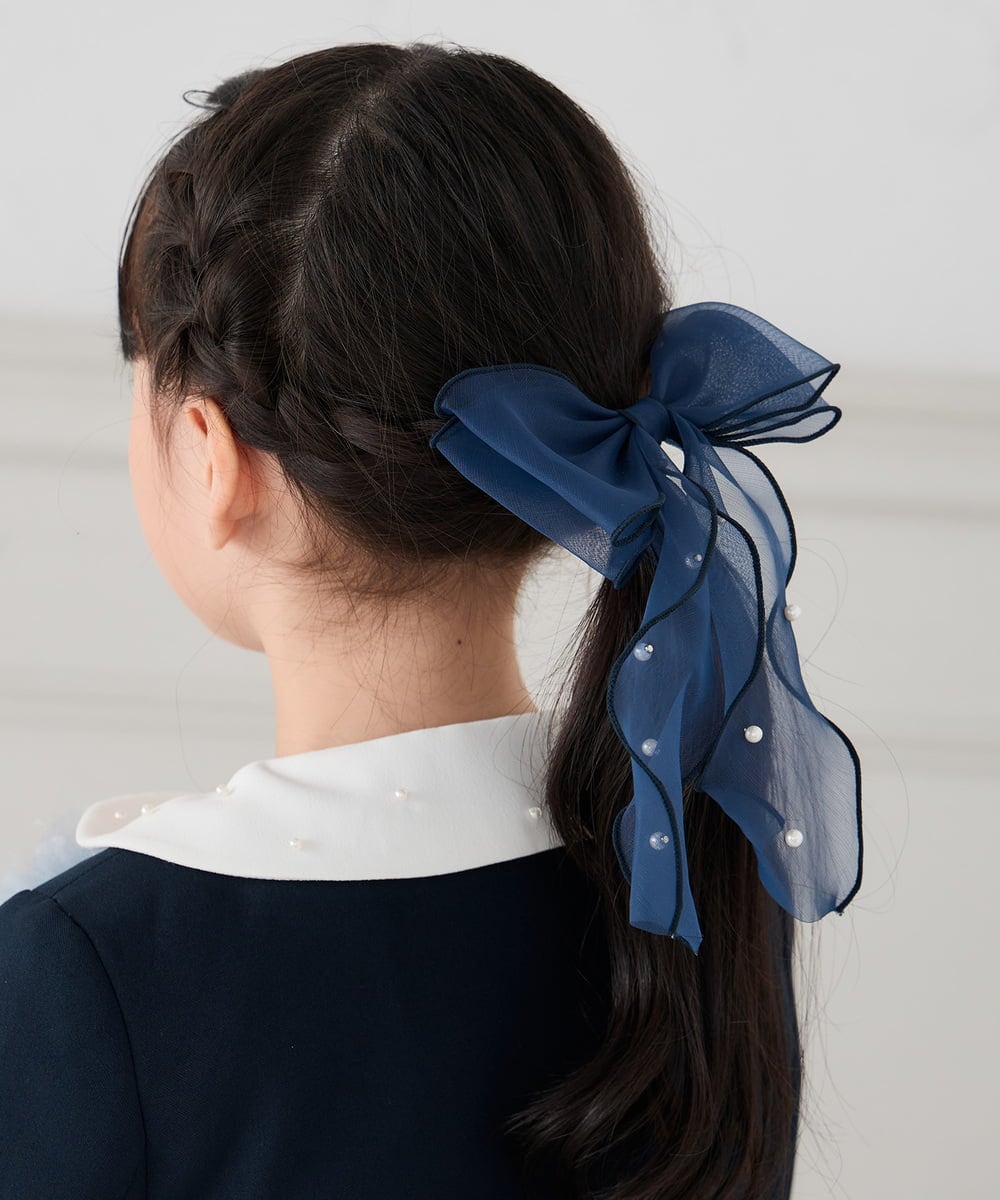 KGHCD33014 a.v.v KIDS(アー・ヴェ・ヴェ) [KIDS]シアーリボンポニー ホワイト