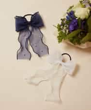 KGHCD33014 a.v.v KIDS(アー・ヴェ・ヴェ) [KIDS]シアーリボンポニー ネイビー