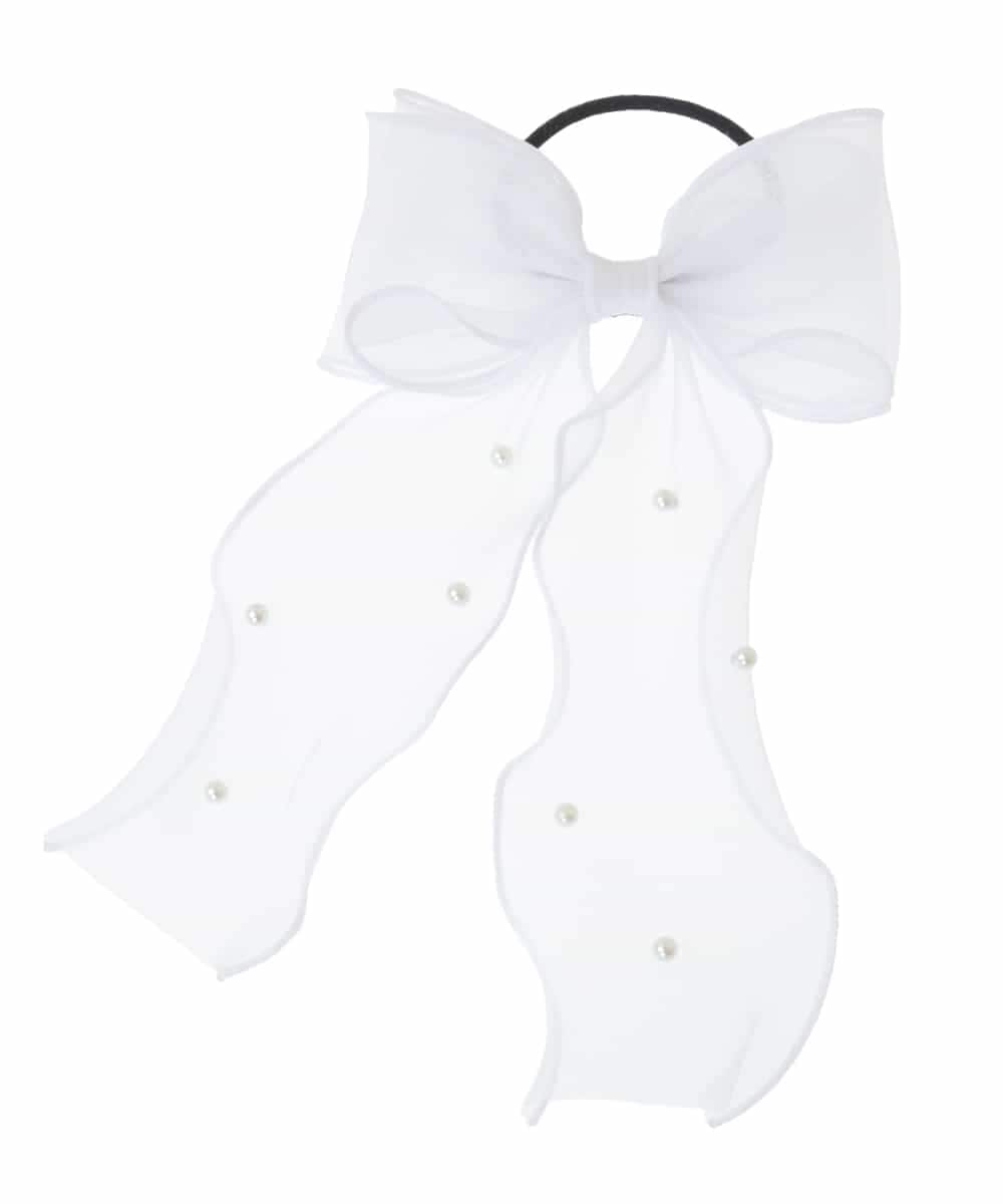 KGHCD33014 a.v.v KIDS(アー・ヴェ・ヴェ) [KIDS]シアーリボンポニー ホワイト