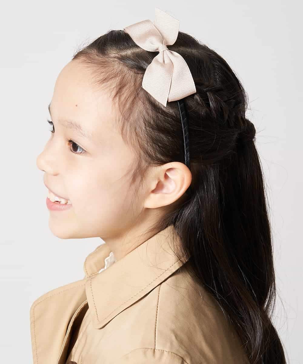 KIDS]グログランリボンカチューシャ(ヘアアクセサリー) | a.v.v KIDS