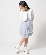 KGHCM01009 a.v.v KIDS(アー・ヴェ・ヴェ) [KIDS]グログランリボンカチューシャ ライトグレー