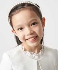 KGHCM02009 a.v.v KIDS(アー・ヴェ・ヴェ) [KIDS]パールチョウカチューシャ ホワイト