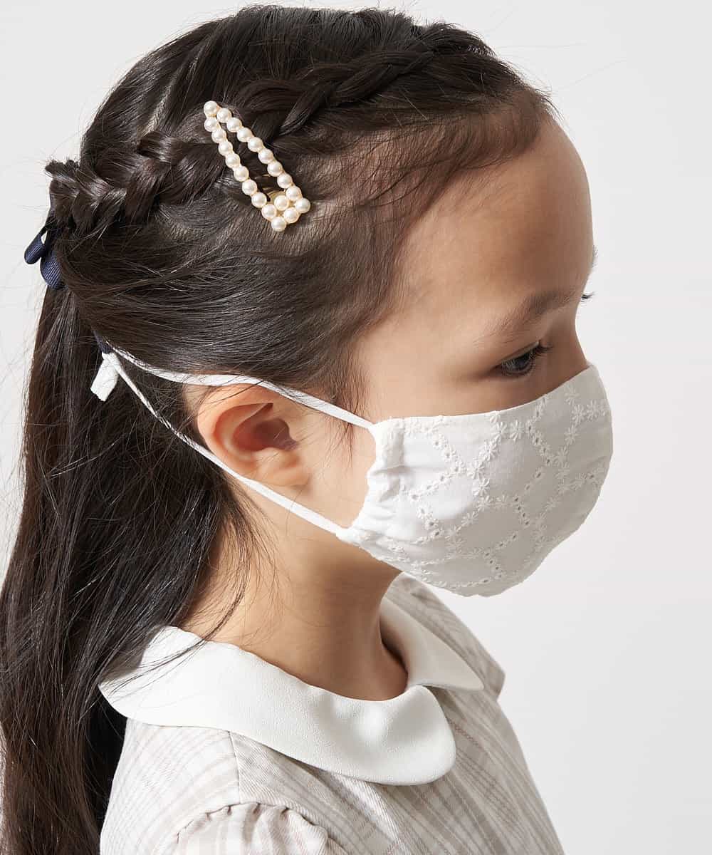 KGHCM03007 a.v.v KIDS(アー・ヴェ・ヴェ) [KIDS]パールチョウヘアピン２ＳＥＴ ホワイト