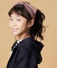 KGHCM11014 a.v.v KIDS(アー・ヴェ・ヴェ) [KIDS]ワッフルリボンヘアバンド ピンク