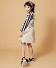 KGHCM11014 a.v.v KIDS(アー・ヴェ・ヴェ) [KIDS]ワッフルリボンヘアバンド ベージュ