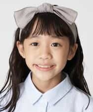 KGHCM11014 a.v.v KIDS(アー・ヴェ・ヴェ) [KIDS]ワッフルリボンヘアバンド ベージュ