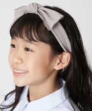 KGHCM11014 a.v.v KIDS(アー・ヴェ・ヴェ) [KIDS]ワッフルリボンヘアバンド ベージュ
