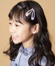 KGHCM12009 a.v.v KIDS(アー・ヴェ・ヴェ) [KIDS]ヘアピン4SET ラベンダー
